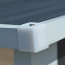 Garden Sanctuary Zinc Steel Firewood Log Storage Shed