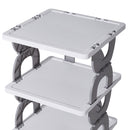 Lifeideas 6-Tier Foldable Plastic Shoe Rack