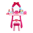 Kidkid Dressing Table Toy Set With Stool For Kids