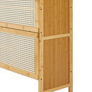 Lifeideas Wooden Entryway Storage Shoe Cabinet