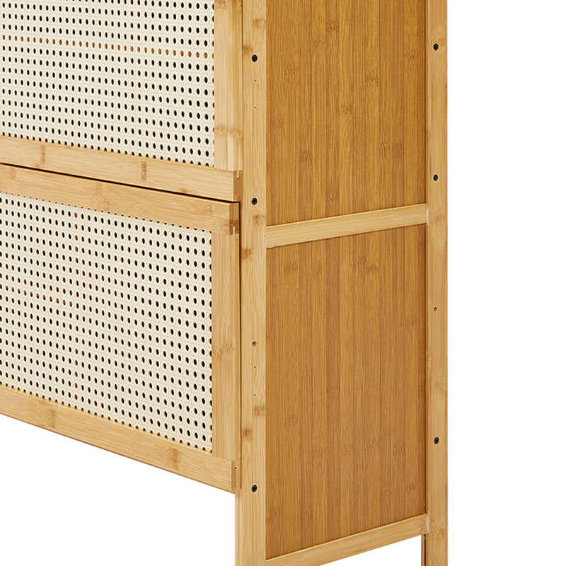 Lifeideas Wooden Entryway Storage Shoe Cabinet