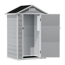 Breeins 4 x 3FT Apex Roof Garden Shed Outdoor Storage House
