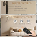HOMCOM Floor Lamp for Living Room, Standing Lamp with 4 Scene Modes, Black