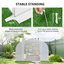 Outsunny Polytunnel Greenhouse W/ Roll-up Sidewalls, Mesh Door, 6 x 3 x 2m