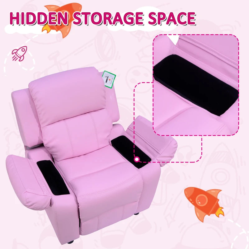 Pink discount childrens recliner