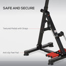 HOMCOM Pedal Rehabilitation Exercise Bike for Seniors and Elderly Black&Red