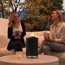 Outsunny Stainless Steel Smokeless Wood Burning Firepit Garden Fire Pit