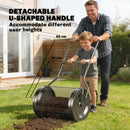 Outsunny Compost Spreader, 20" Peat Moss Spreader