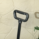 Outsunny Folding Trolley On Wheels, Garden Cart With Openable Sides