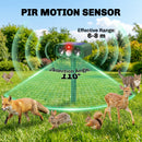 Outsunny Cat Repellent For Gardens, Solar Ultrasonic PIR Fox Cat Deterrent