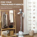 HOMCOM Clothes Steamer, Garment Steamer Clothing Wrinkle Remover, Grey