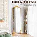 HOMCOM 50 x 160 cm Full Length Mirror with Metal Frame, Gold Tone