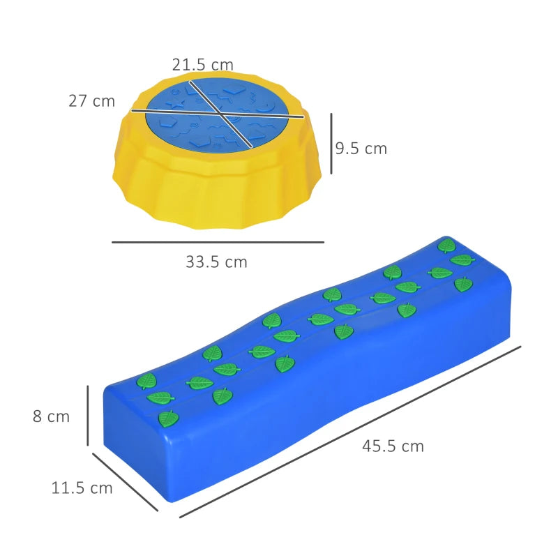 Outsunny Balance Beam Stepping Stones