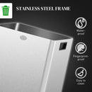 HOMCOM 2 X 20L Dual Kitchen Bin Pedal Bin For Recycling And Waste