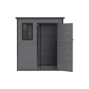 6 x 6FT Outdoor Plastic Garden Storage Shed