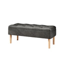 Livingandhome Upholstered Velvet Storage Ottoman Bench