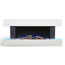 Contemporary Wall Mounted/Freestanding Fireplace Mantel for Living Room