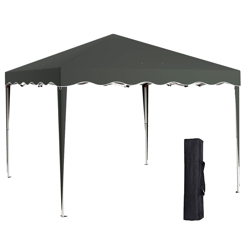 Outsunny 3x3(m) Pop Up Gazebo Marquee Tent For Garden W/ Carry Bag