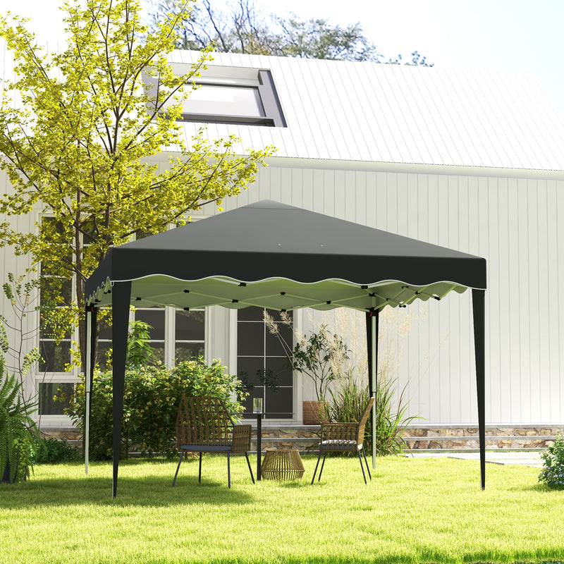 Outsunny 3x3(m) Pop Up Gazebo Marquee Tent For Garden W/ Carry Bag