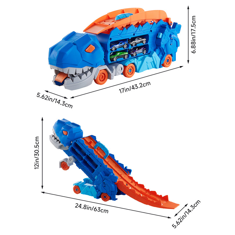 Kidkid Dinosaur Toy Truck Set