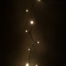 200 LED 16m Indoor Outdoor Christmas Multi Function Mains Operated String Lights with Timer in Warm White
