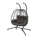 Breeins 2-Seater Swing Hanging Egg Chair With Metal Stand