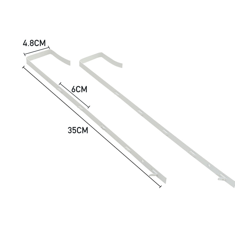 Livingandhome Metal Frame Over the Door Full Length Mirror