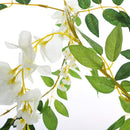 Lifeideas Faux Hanging Wisteria Floral Decoration