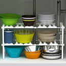Lifeideas 2-Tier Adjustable Under Sink Storage Rack