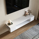 Livingandhome White Floating TV Stand