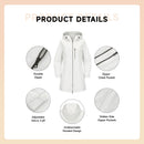 Waterproof Hooded Jacket - White