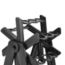 Livingandhome Ferris Wheel Spice Rack With 18 Glass Spice Jars