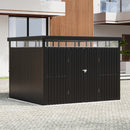 Breeins Outdoor Metal Garden Storage Shed