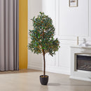 Breeins Artificial Olive Tree Decorative Plant In Planter
