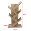Livingandhome Rustic Standing Tree Bookshelf
