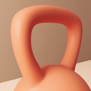SPORTNOW Kettlebell W/ Soft Body And Non-Slip Handle, Orange And Grey