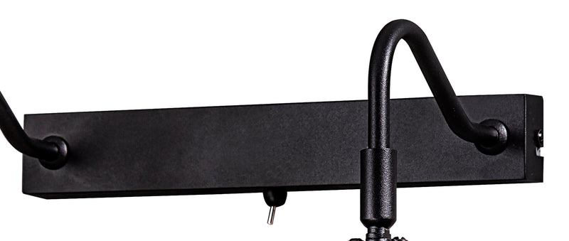 Abbey Picture Light with 4 Lights Satin Black