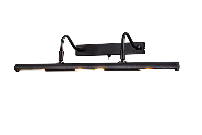 Abbey Picture Light with 4 Lights Satin Black