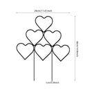 Breeins 3Pcs Heart-Shaped Stackable Plant Climbing Trellises