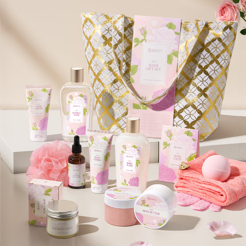 Sheonly 15pcs Scented Spa Bath Gift Set