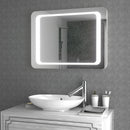 LED Wall Mounted Steam Free Illuminated Bathroom Mirror