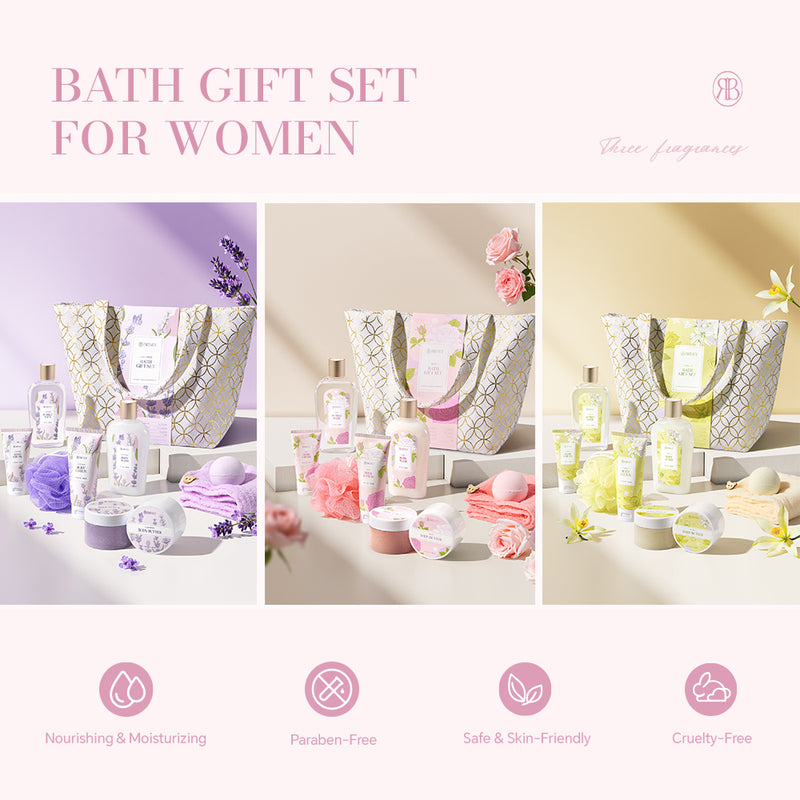 Sheonly 10pcs Scented Spa Bath Gift Set