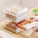 Lifeideas Double-layer Transparent Egg Storage Drawer Box