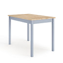 Livingandhome 3 Piece Modern Wood Dining Table and Benches Set