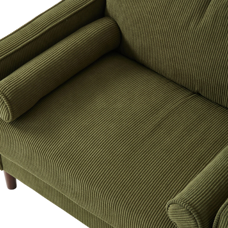 Livingandhome Upholstered Single Sofa Armchair