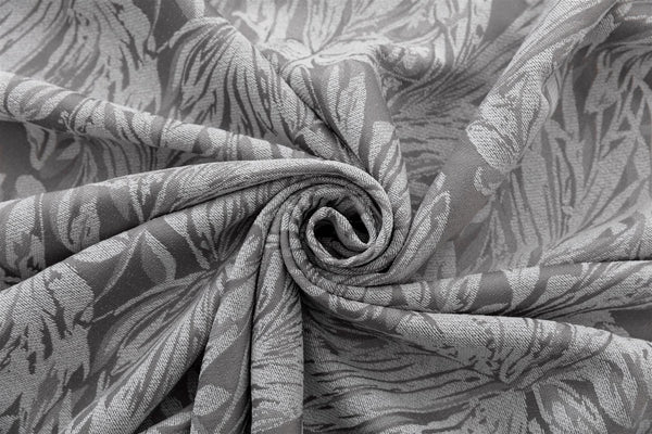 Botanic Chenille Jacquard Lined Ring Top Curtains