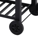 Outdoor Portable Charcoal BBQ Grill Barbecue Trolley
