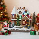 Lifeideas Christmas House Music Box Ornaments