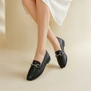 Slip-On PU Leather Horsebit Loafers
