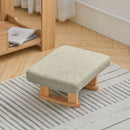 Livingandhome Minimalist Linen Footstool Seat